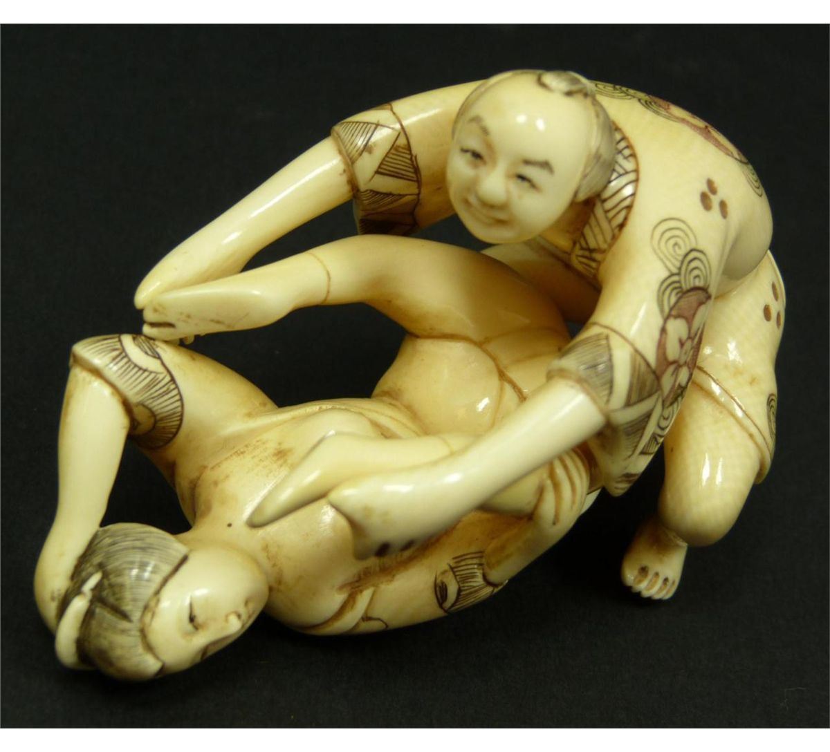 Hard hentai cock Ivory carved erotic